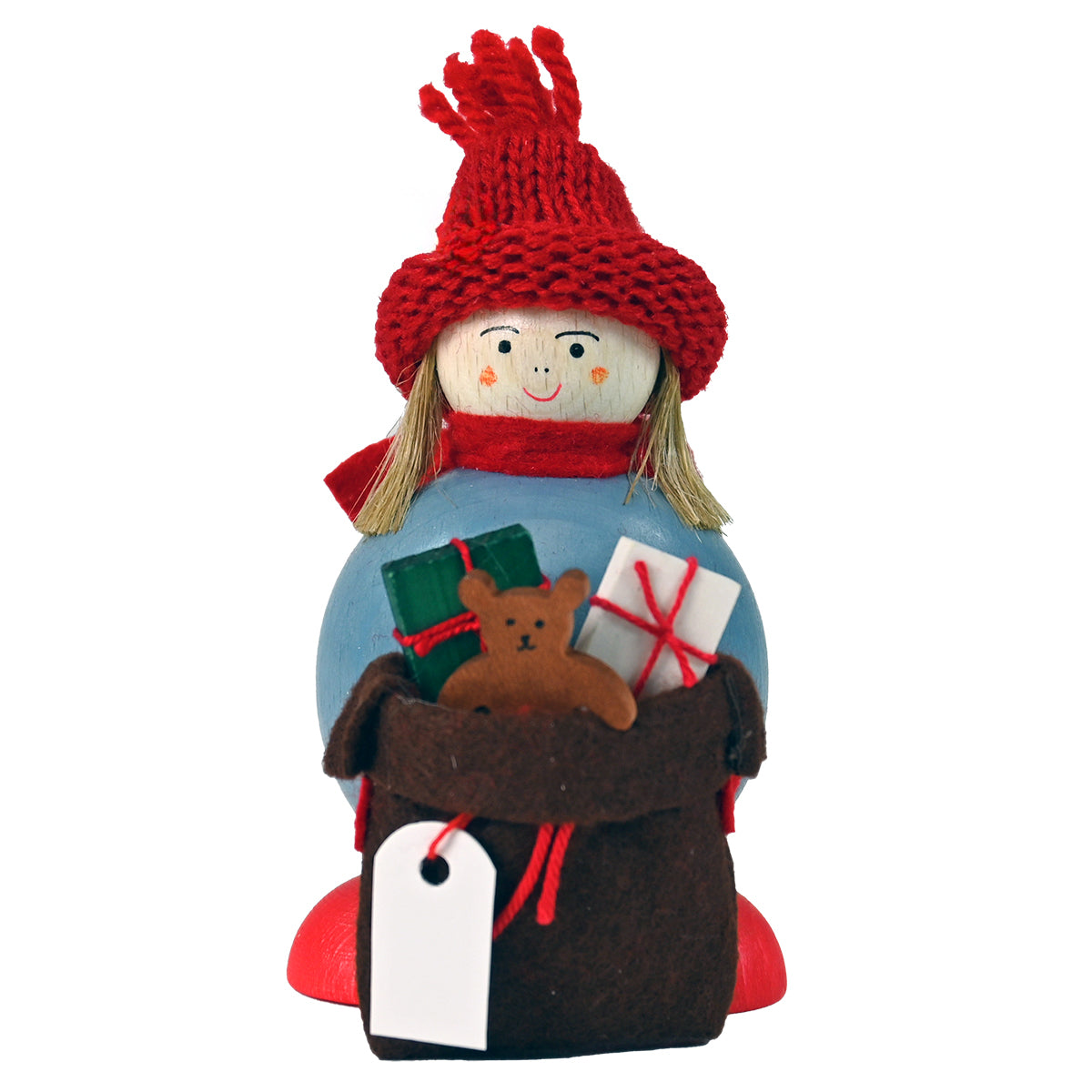 Large Tonttu with Present Sack & Gift Tag