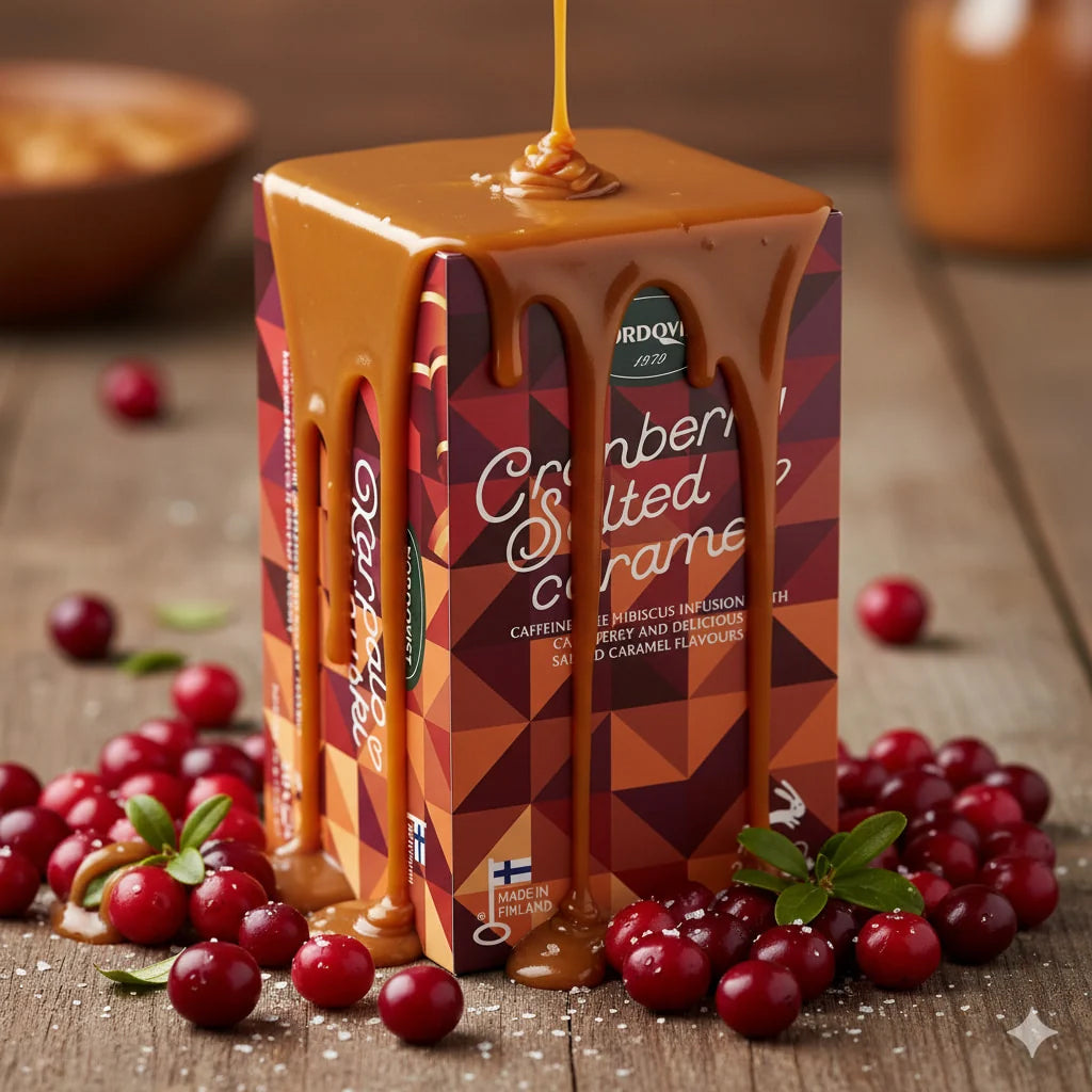 Nordqvist Cranberry Salted Caramel Caffeine-Free Tea