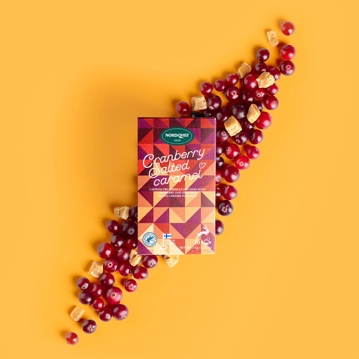Nordqvist Cranberry Salted Caramel Caffeine-Free Tea