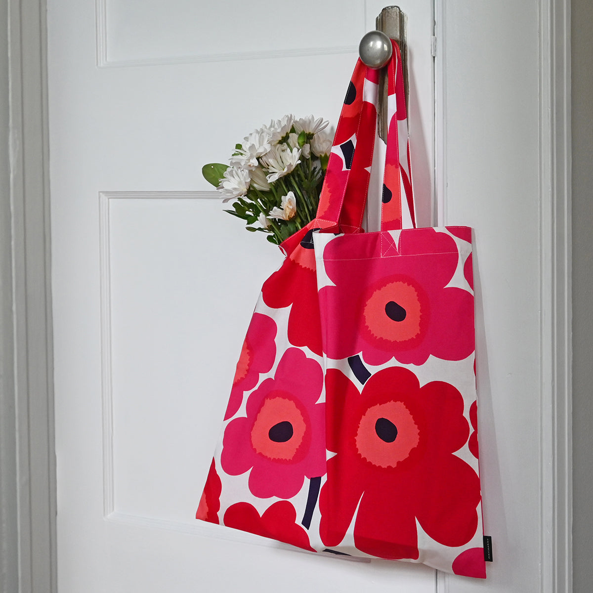 Marimekko Unikko Red Tote Bag