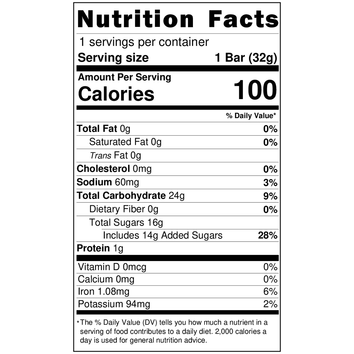 Panda Black Licorice Stick - 1-1/8 oz