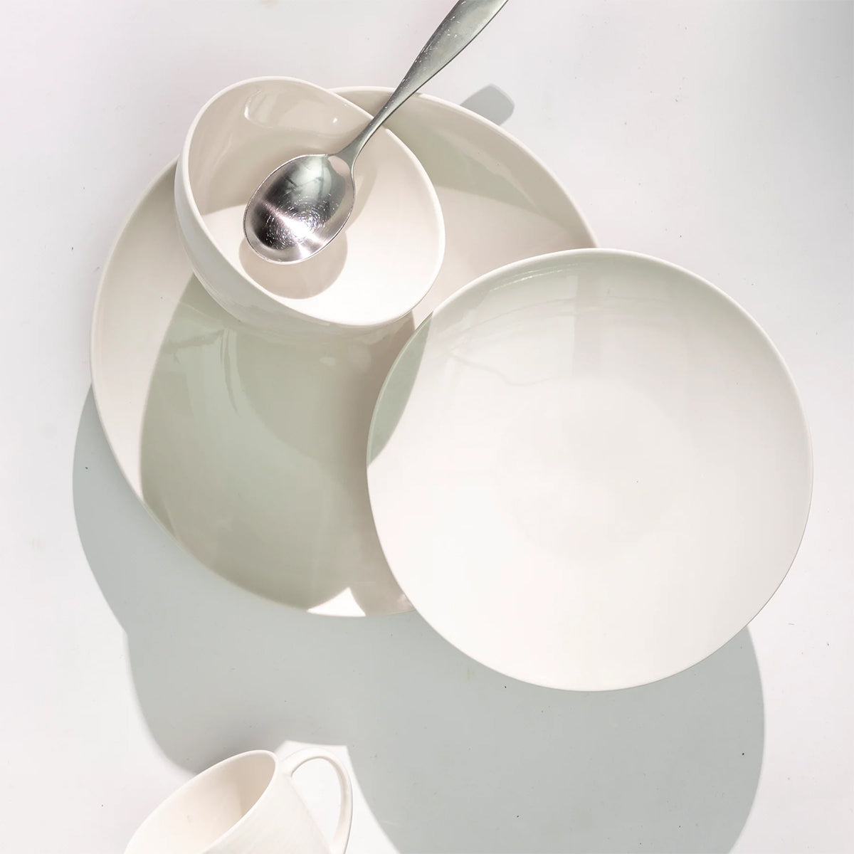 Pentik Kallio White Dinner Plate