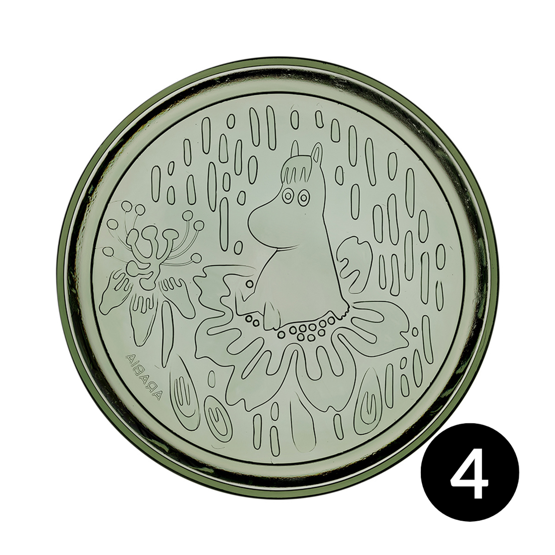 Moomin Mystical Forest Glass Plates