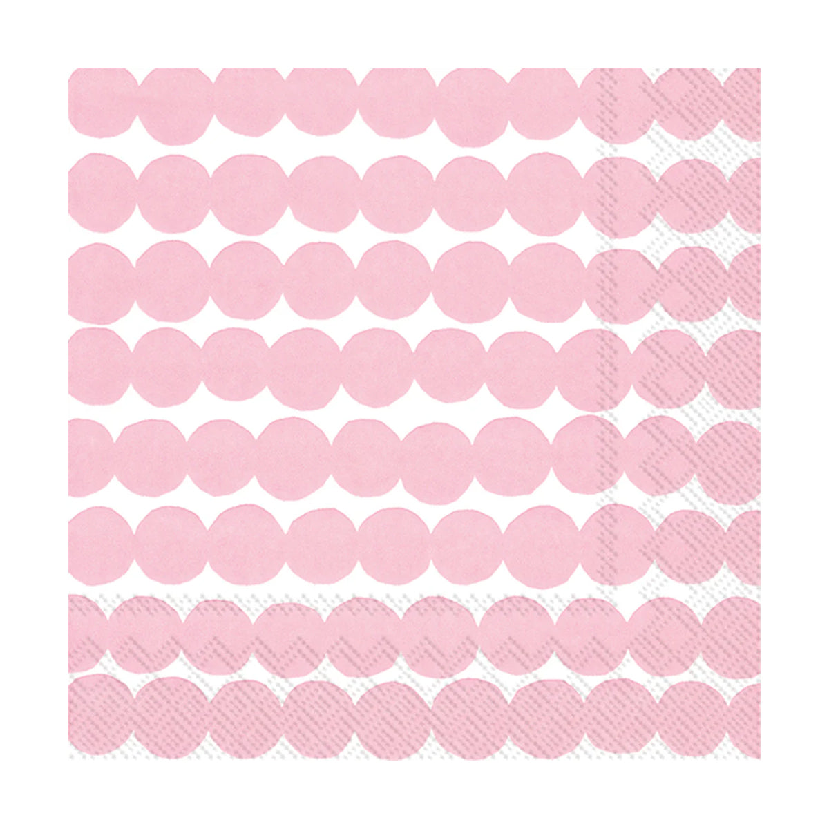 Marimekko Rasymatto Light Pink / White Lunch Napkin