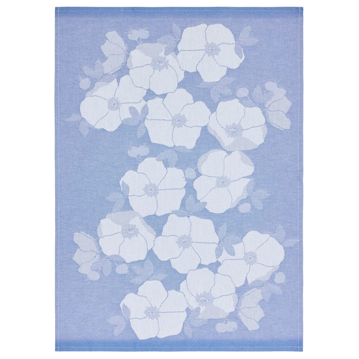 Finlayson Rosa Dark Blue / White Tea Towel - Set of 2