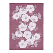 Finlayson Rosa Plum / White Tea Towels - Set of 2