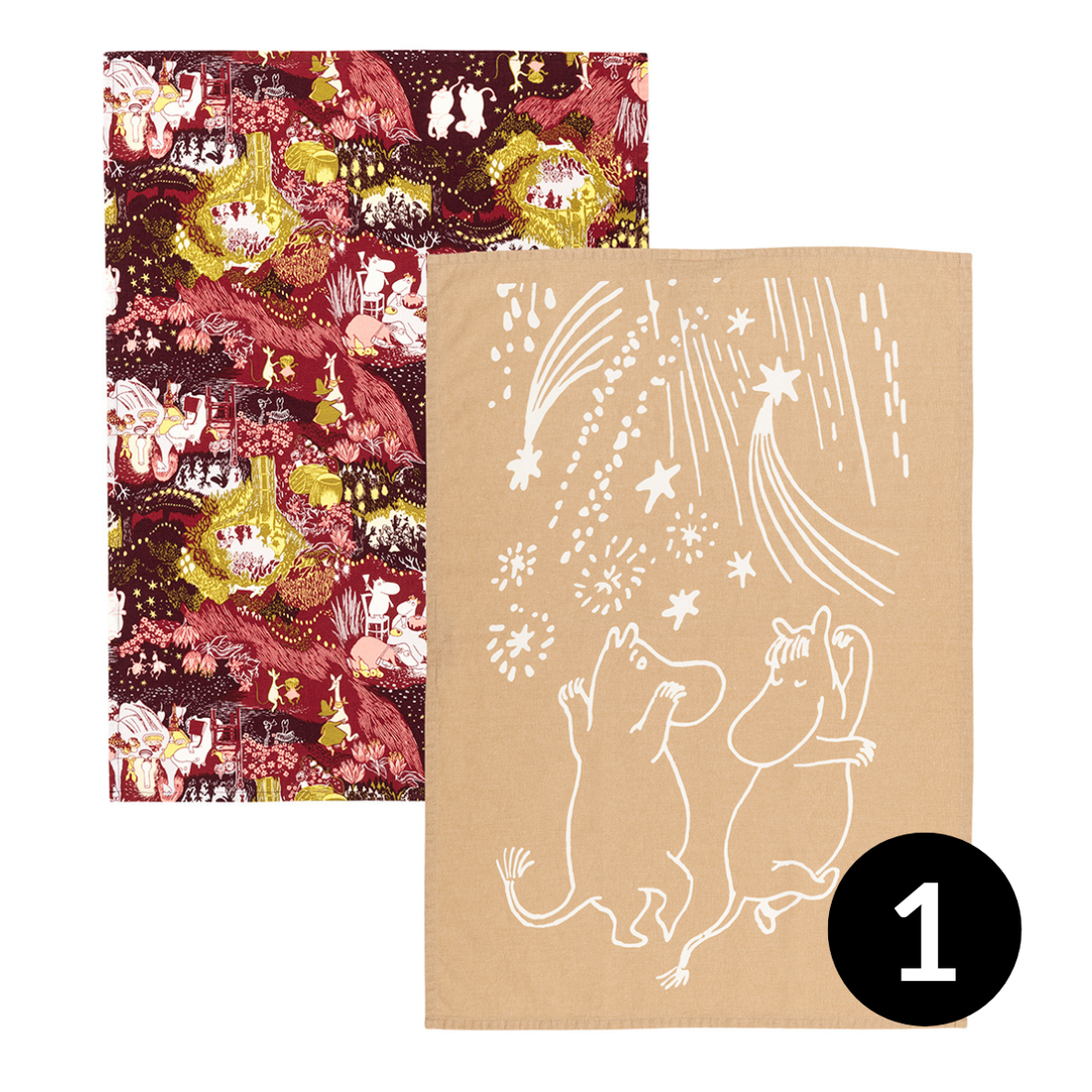 Moomin Festive Moments Tea Towel 2-pc Set