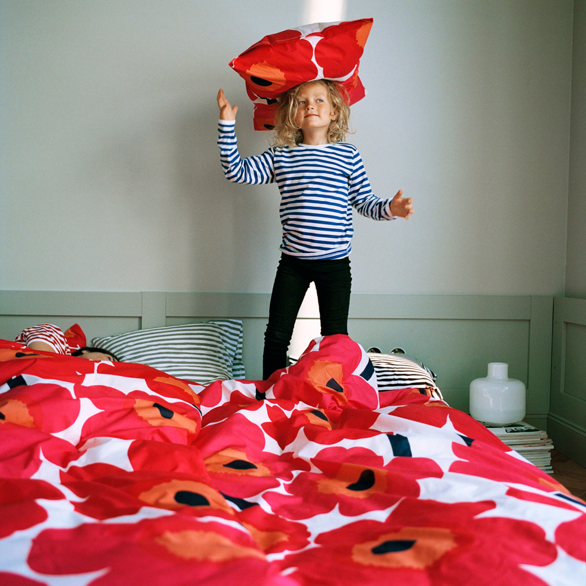 Marimekko Unikko Red King Duvet Cover Set