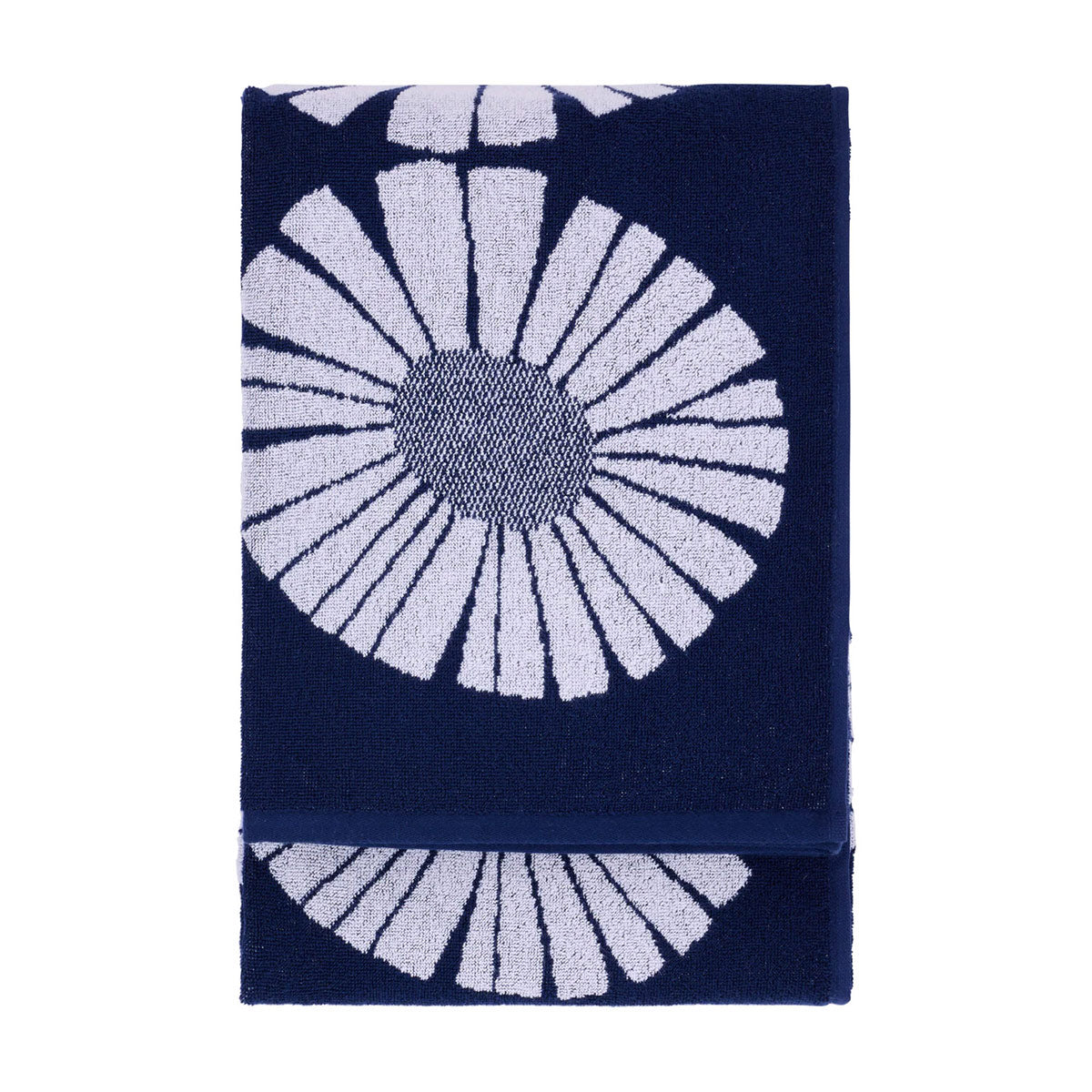 Finlayson Valo Dark Blue / White Bath Towel