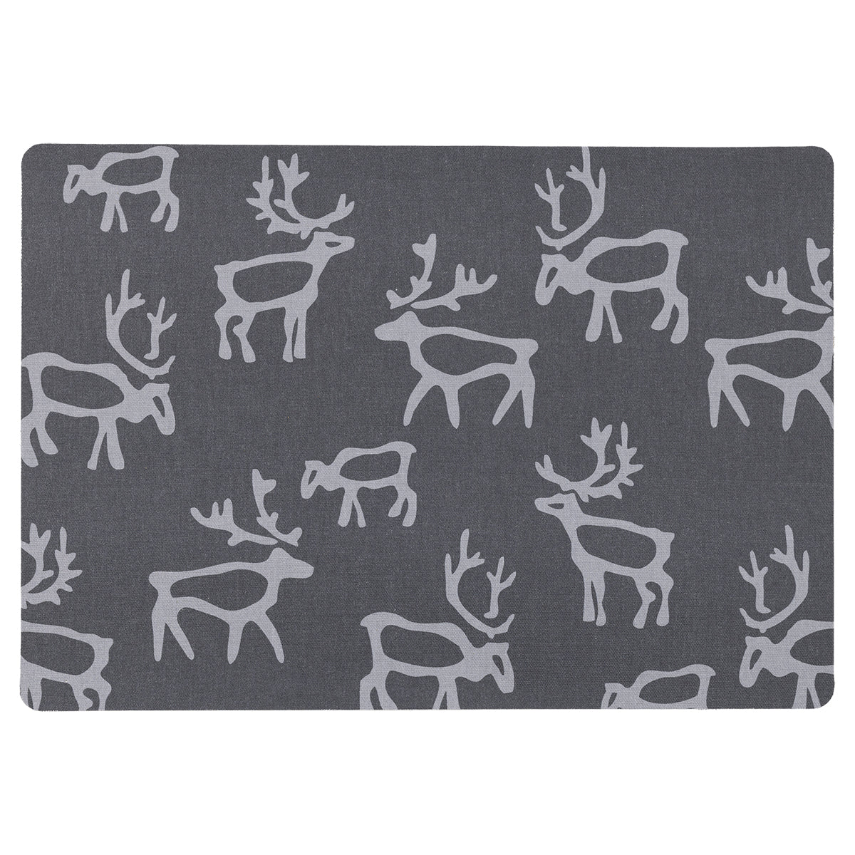 Pentik Saaga Dark Grey / Light Grey Coated Coat Placemat