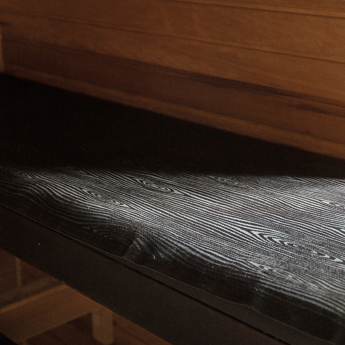 Lapuan Kankurit Viilu Black / Dark Blue Sauna Seat Cover