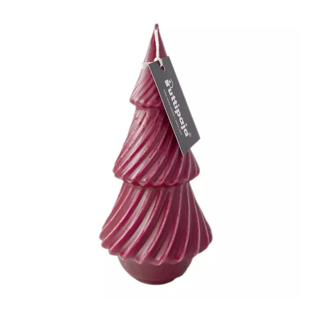 Puttipaja Wine Red Tree Candle