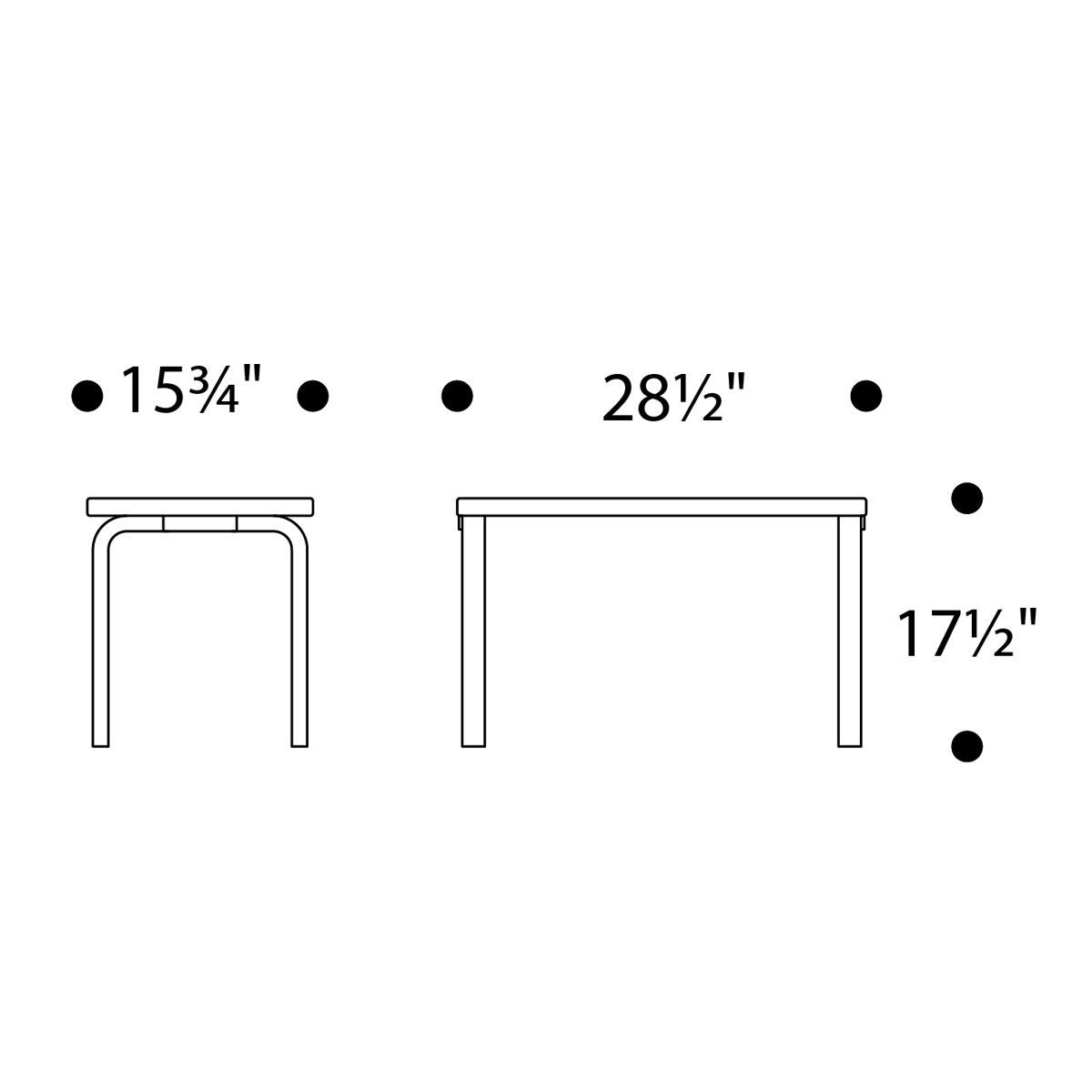 Artek + Marimekko Alvar Aalto Bench 153B Seireeni - 90th Anniversary Edition