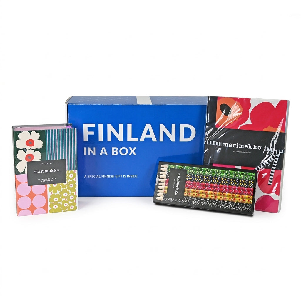 Finland in a Box Marimekko Stationery Gift Set