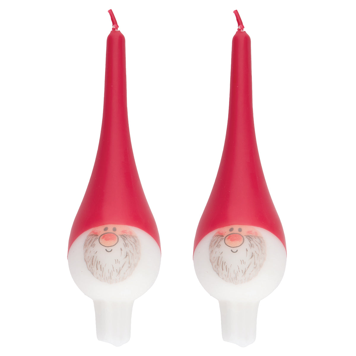 Finnish Bearded Elf Drop Candles - Set of 2