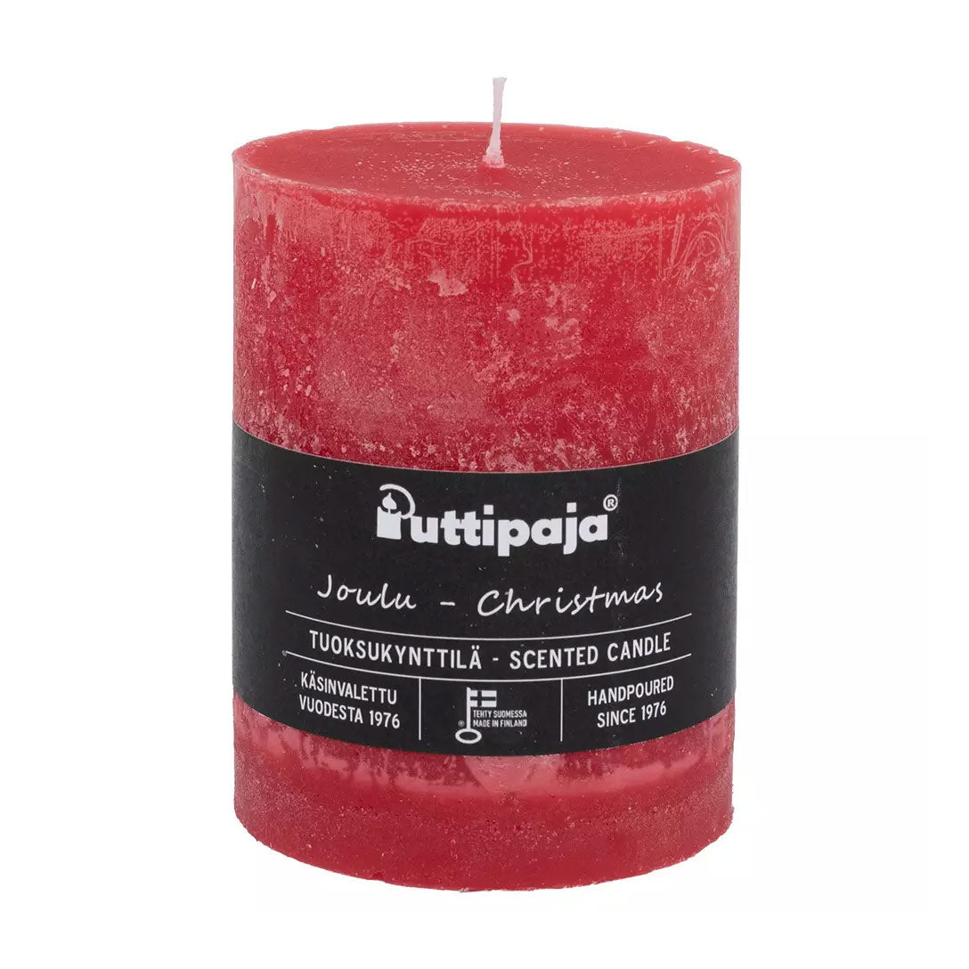 Puttipaja Christmas Scented Red Candle