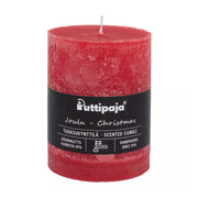 Puttipaja Christmas Scented Red Candle