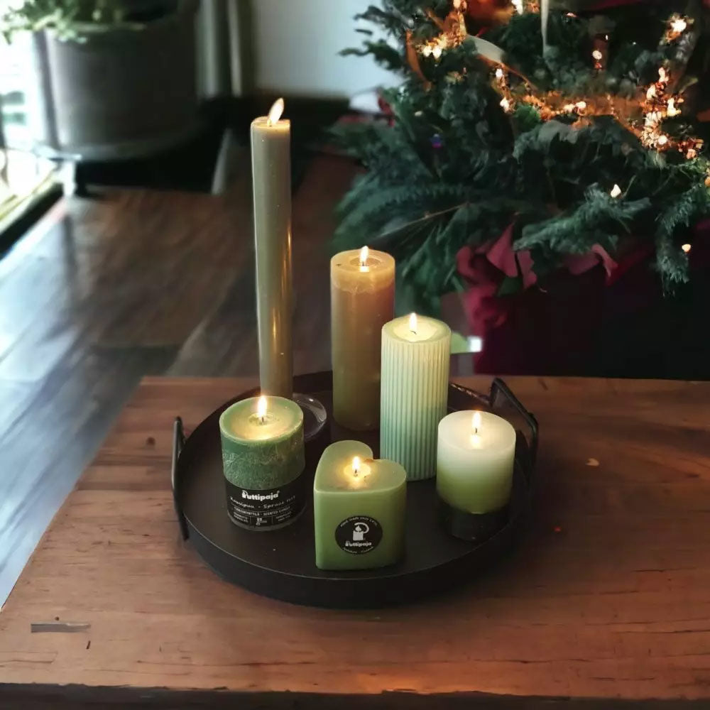 Puttipaja Spruce Tree Scented Green Candle