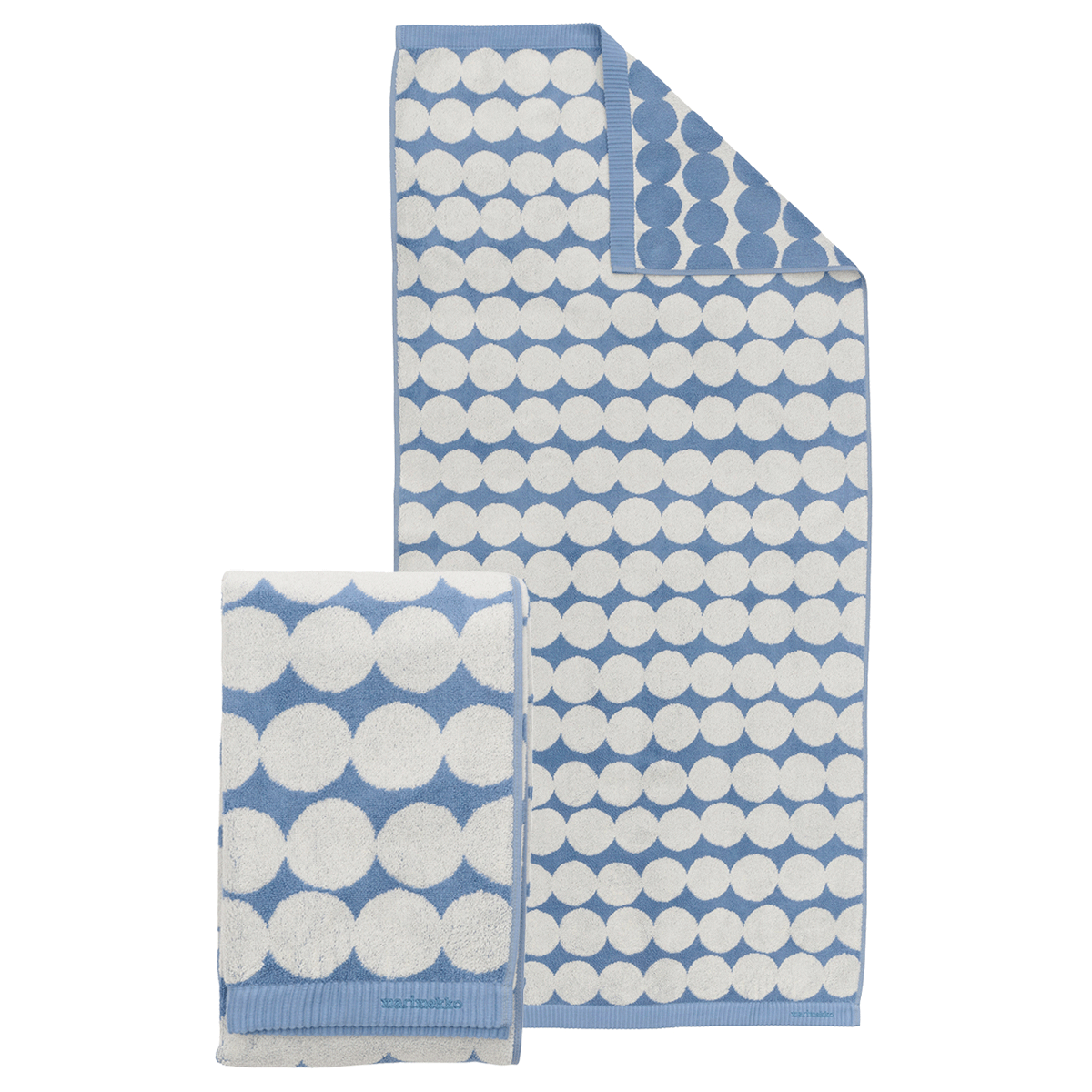 Marimekko Rasymatto Off White / Dusty Blue Towels
