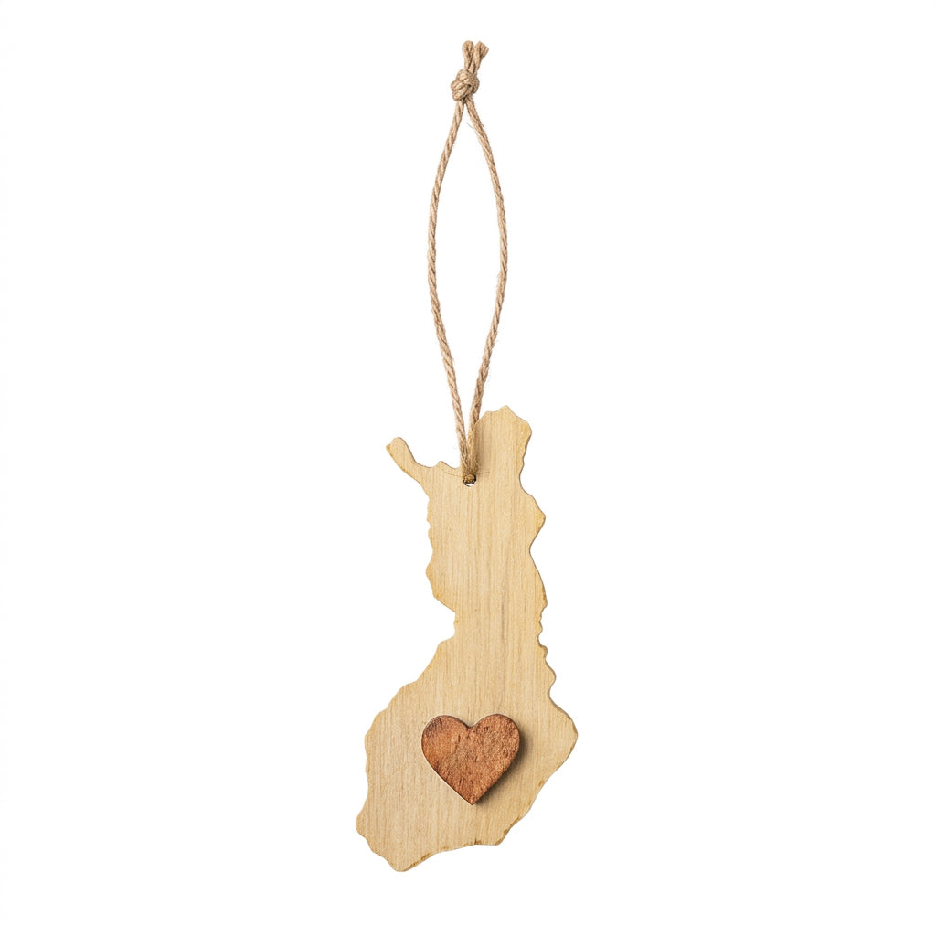 ØNSKE Finland Heart Ornament