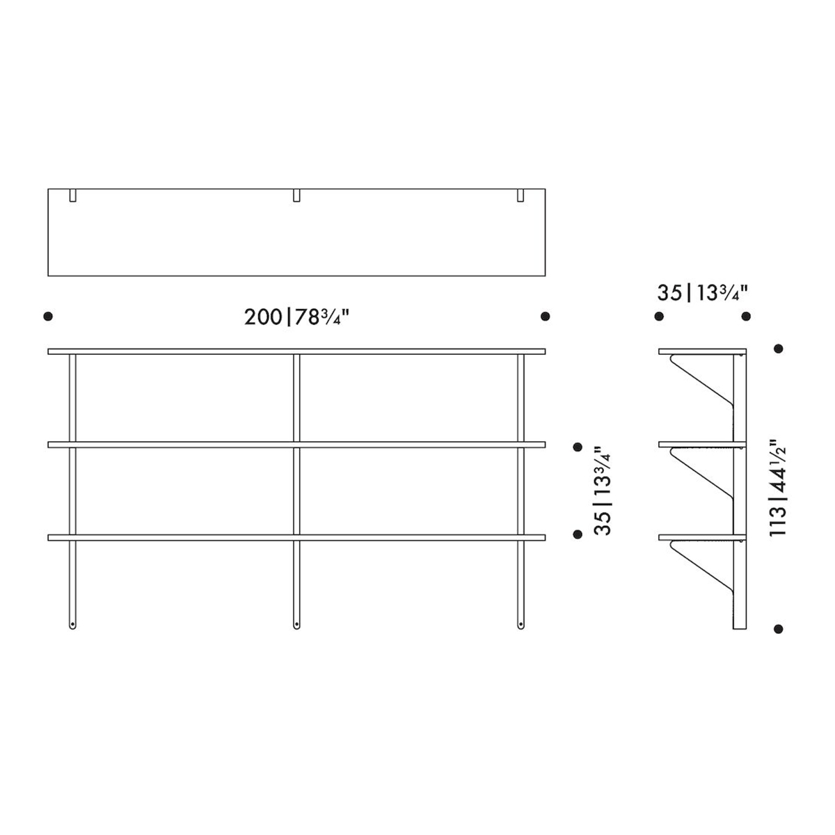 Artek Kaari Wall Shelving Unit