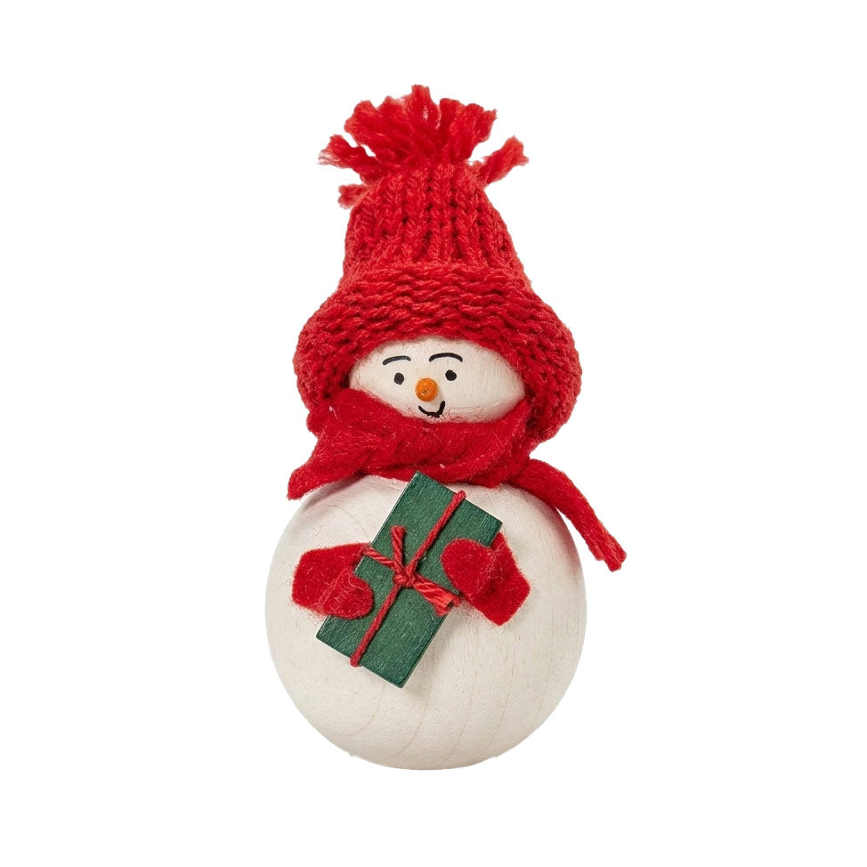 Snowman with Present Tonttu