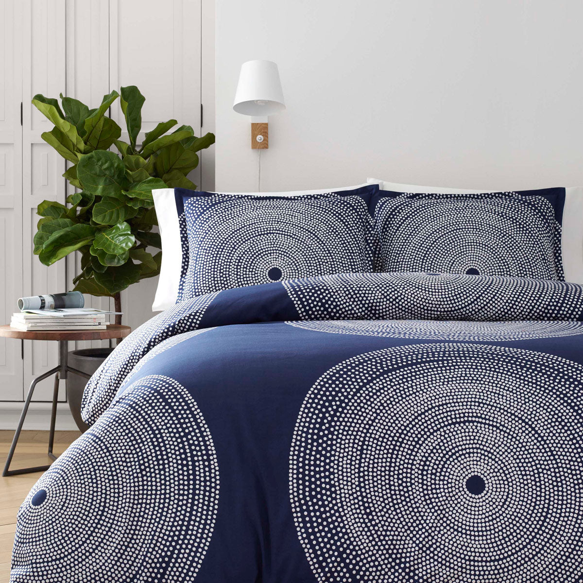 Marimekko Fokus Blue Bedding
