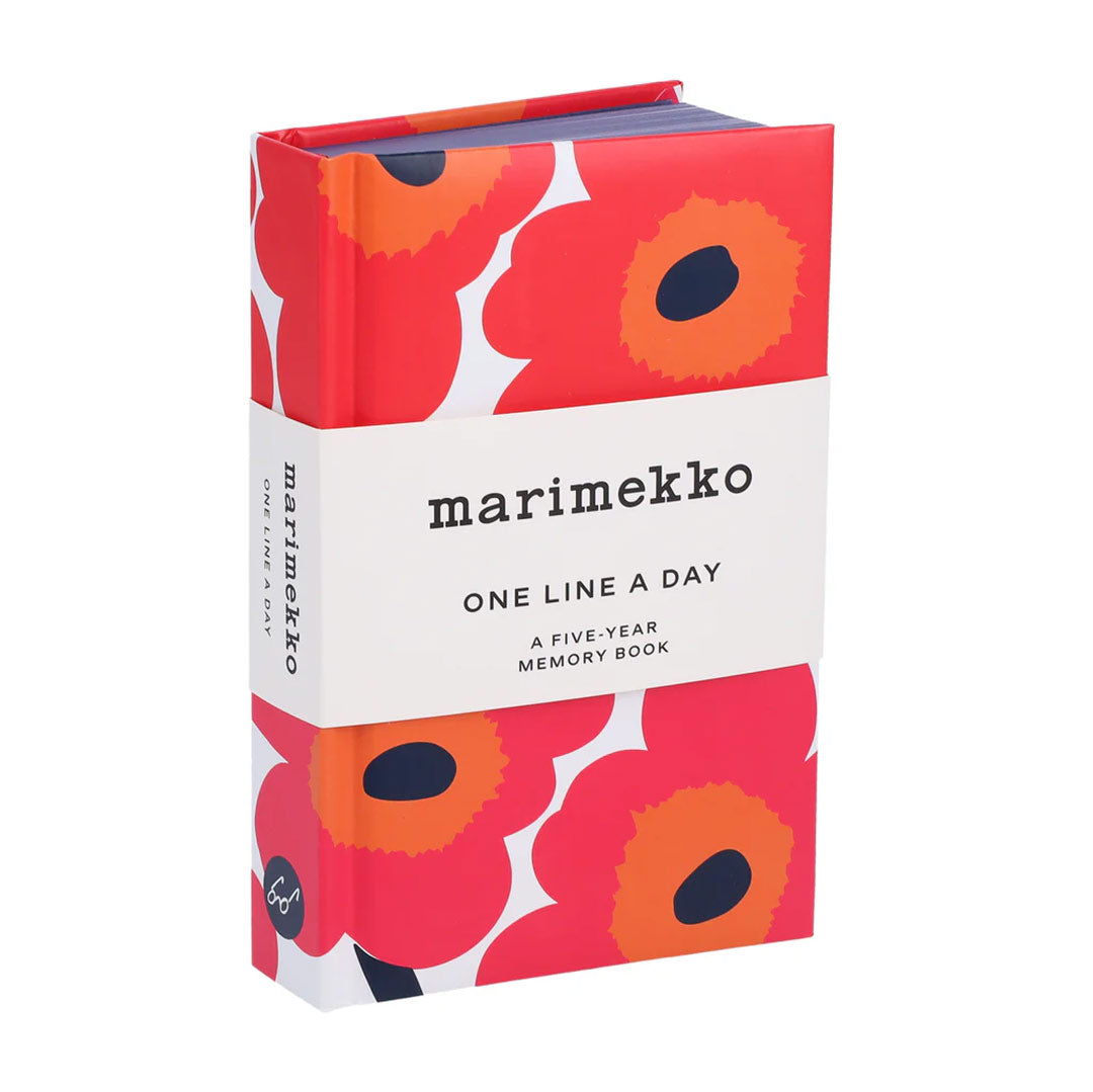 Marimekko Unikko Pink One Line a Day Journal
