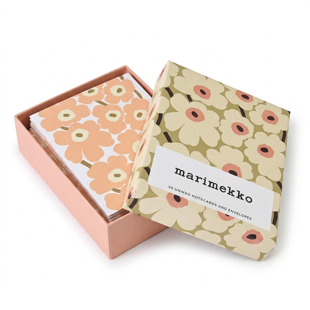 Marimekko Unikko Pastel Notecards with Envelopes