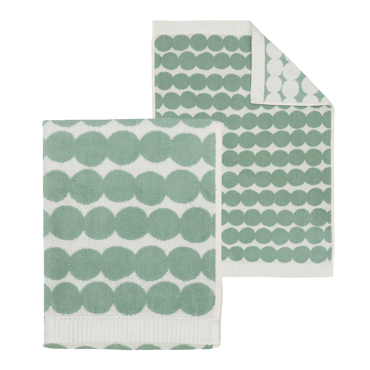 Marimekko Rasymatto Sage / White Towels