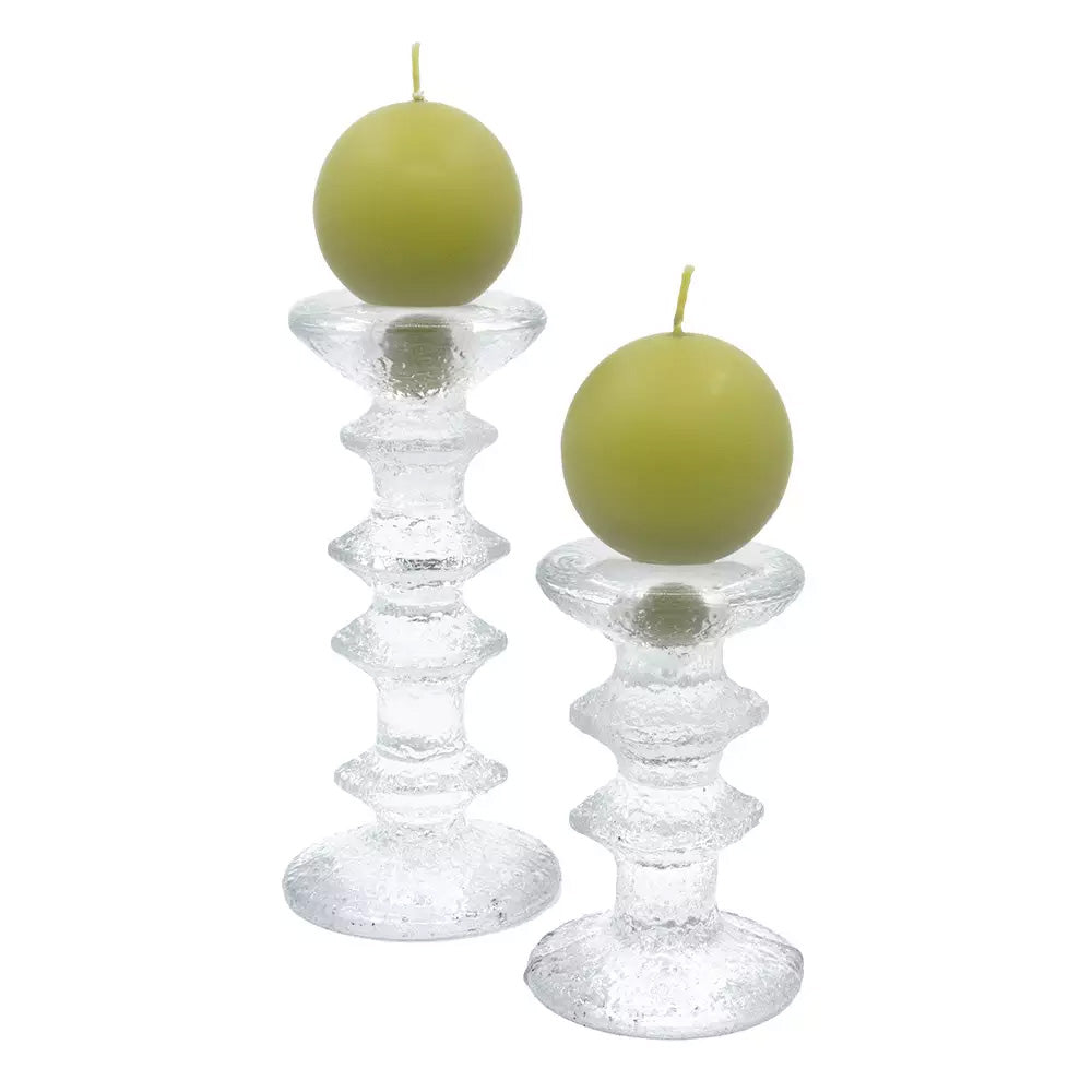 Festivo Olive Ball Candles - Set of 2