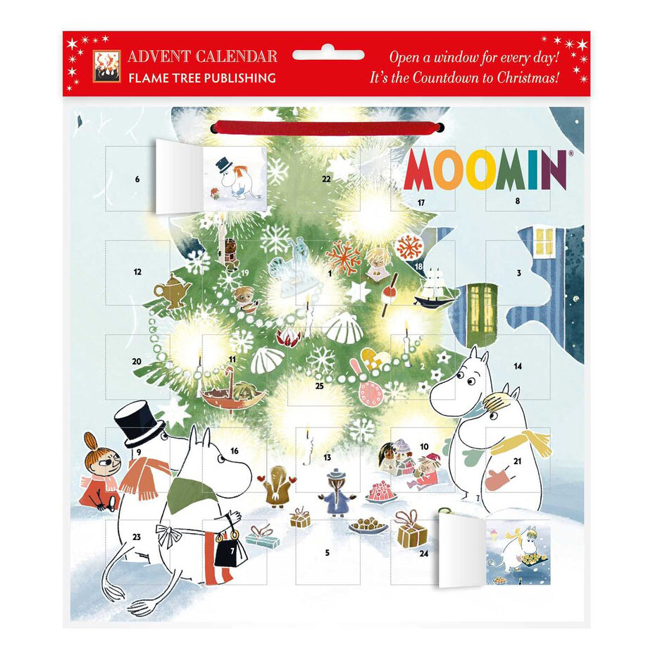 Moomin Christmas Comes to Moominvalley Sticker Advent Calendar