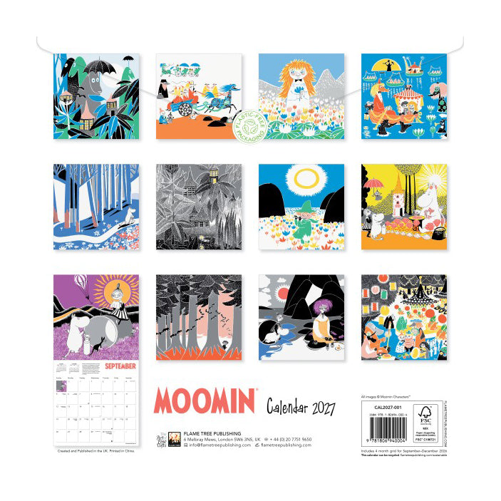 Moomin Wall Art Calendar 2027