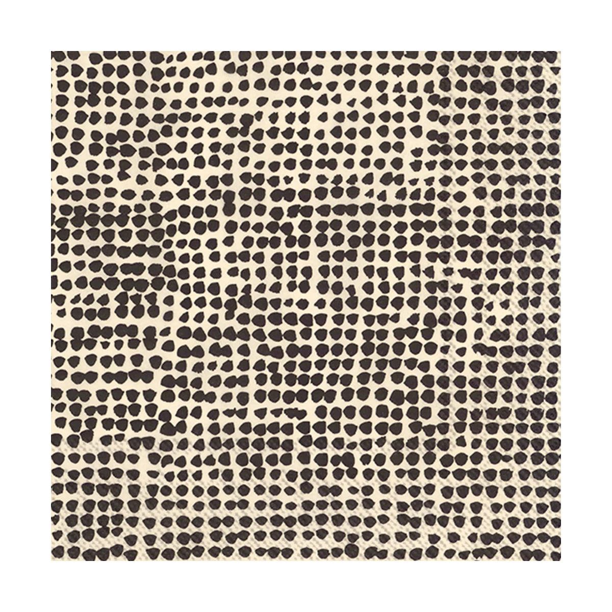 Marimekko Orkanen Off White / Black Lunch Napkins