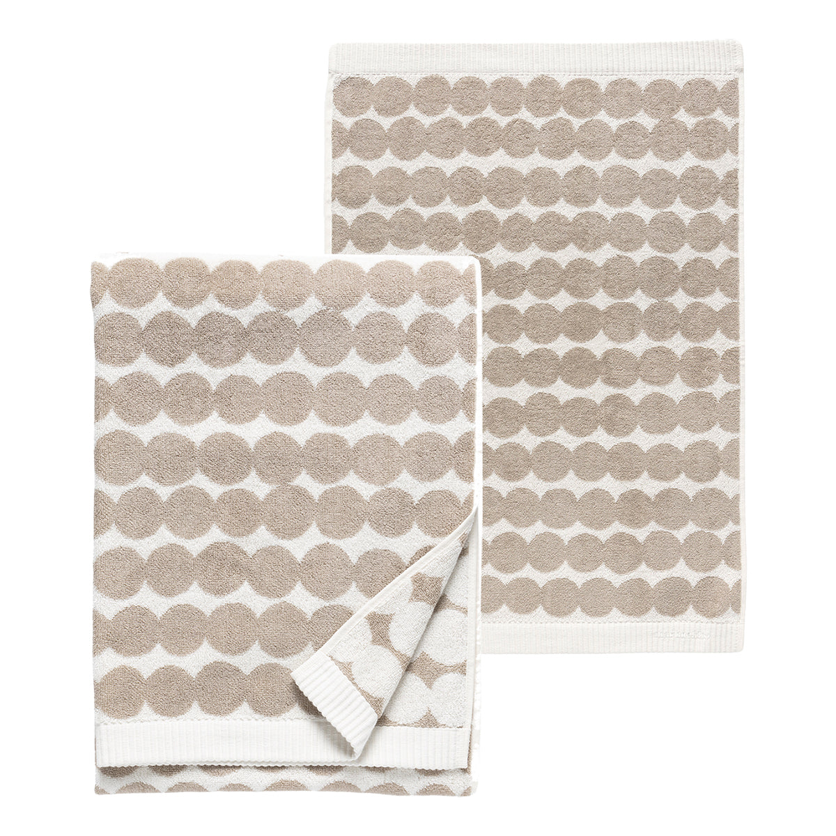 Marimekko Rasymatto Beige / White Towels
