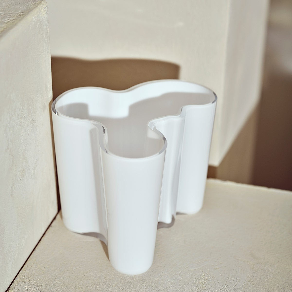 iittala Aalto White Vase - 6-1/4"