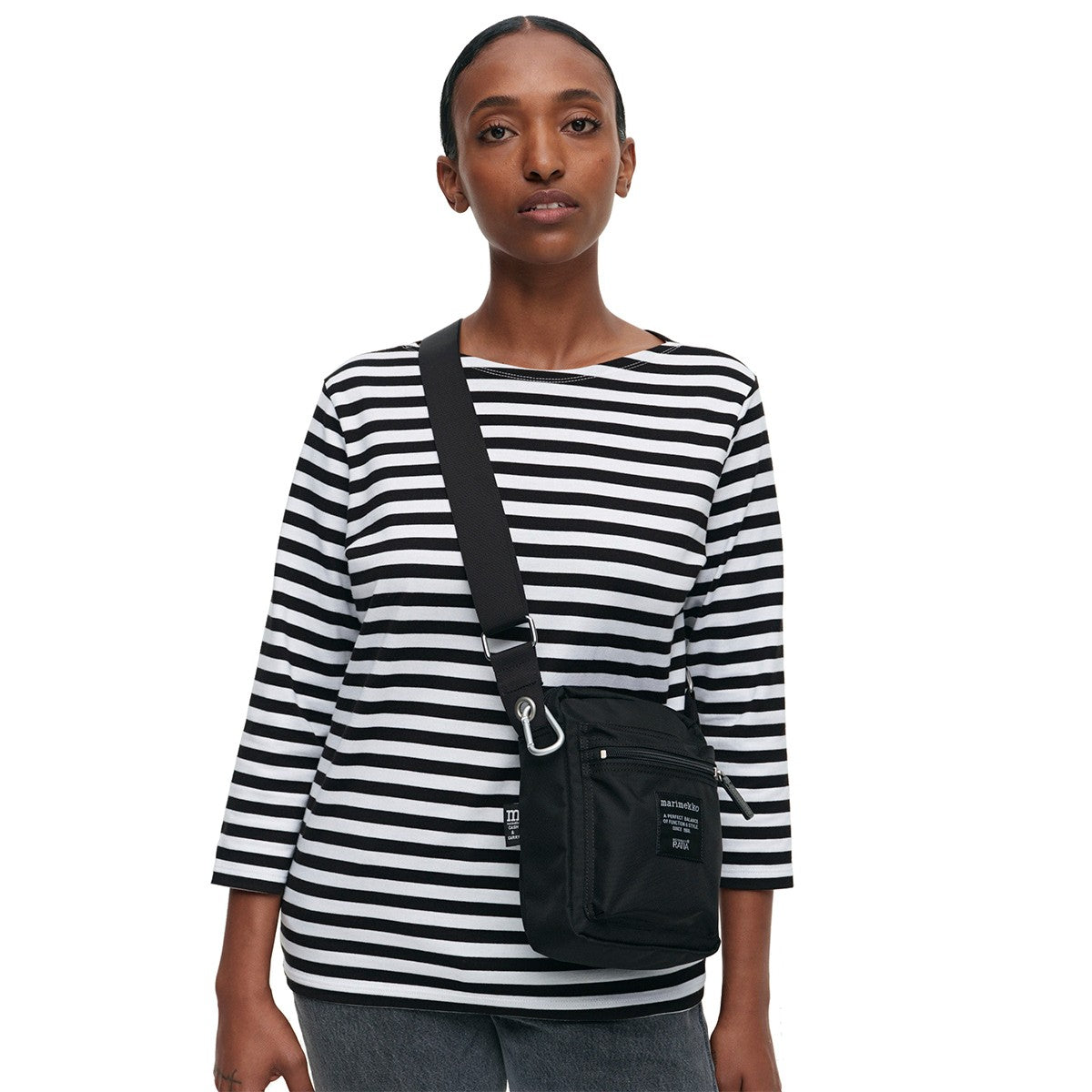 Marimekko Cash & Carry Black Bag