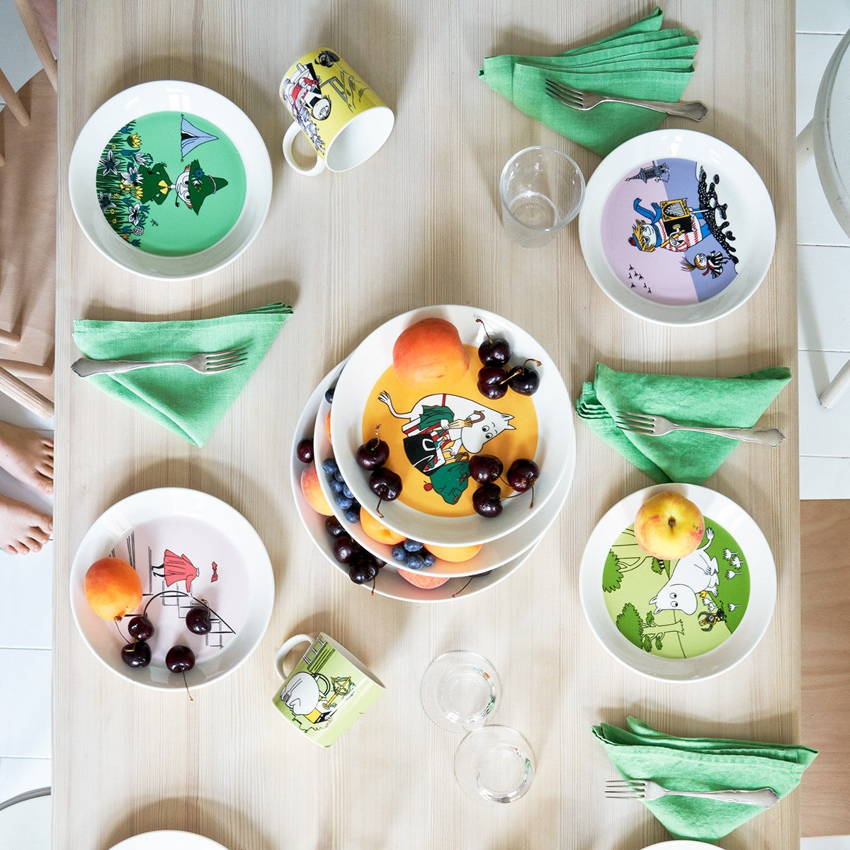 Arabia Moomin Snufkin Plate