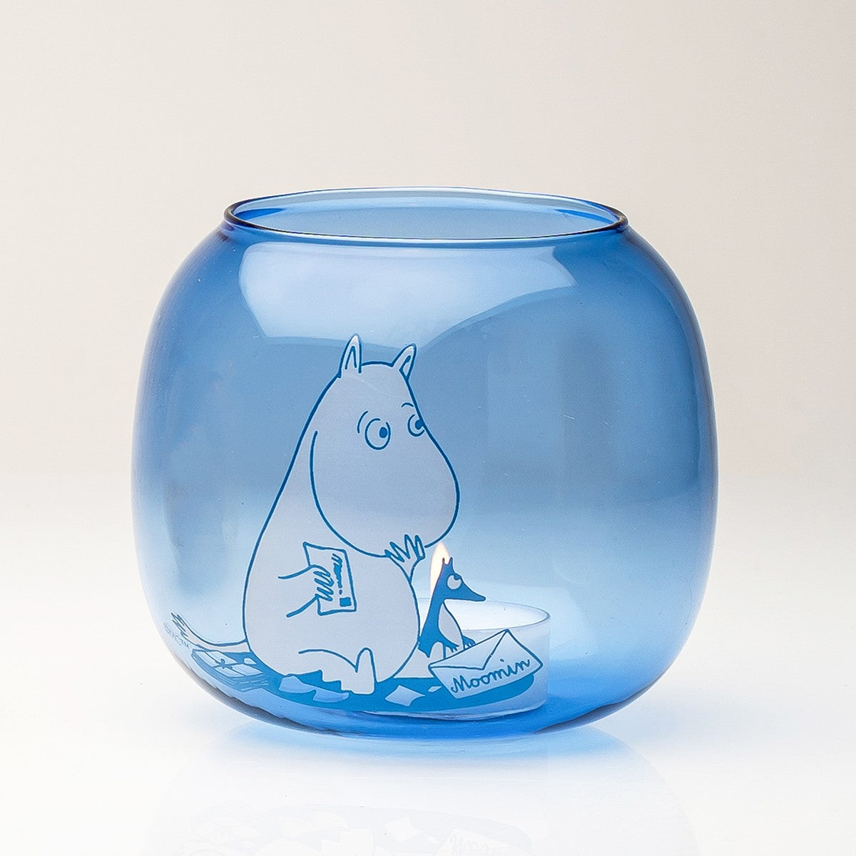 Muurla Moomintroll Blue Candle Holder