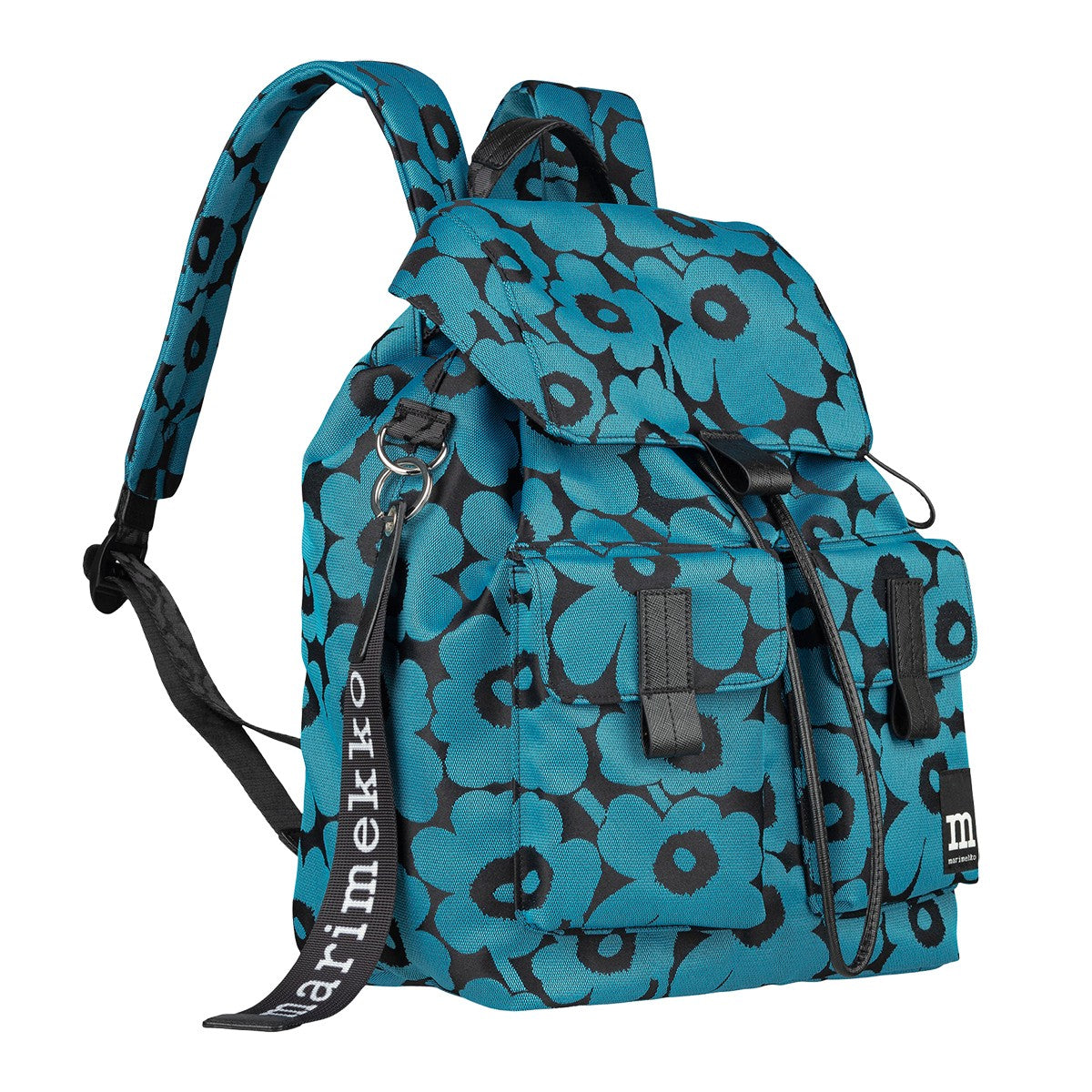 Marimekko Unikko Blue / Black Everything Backpack
