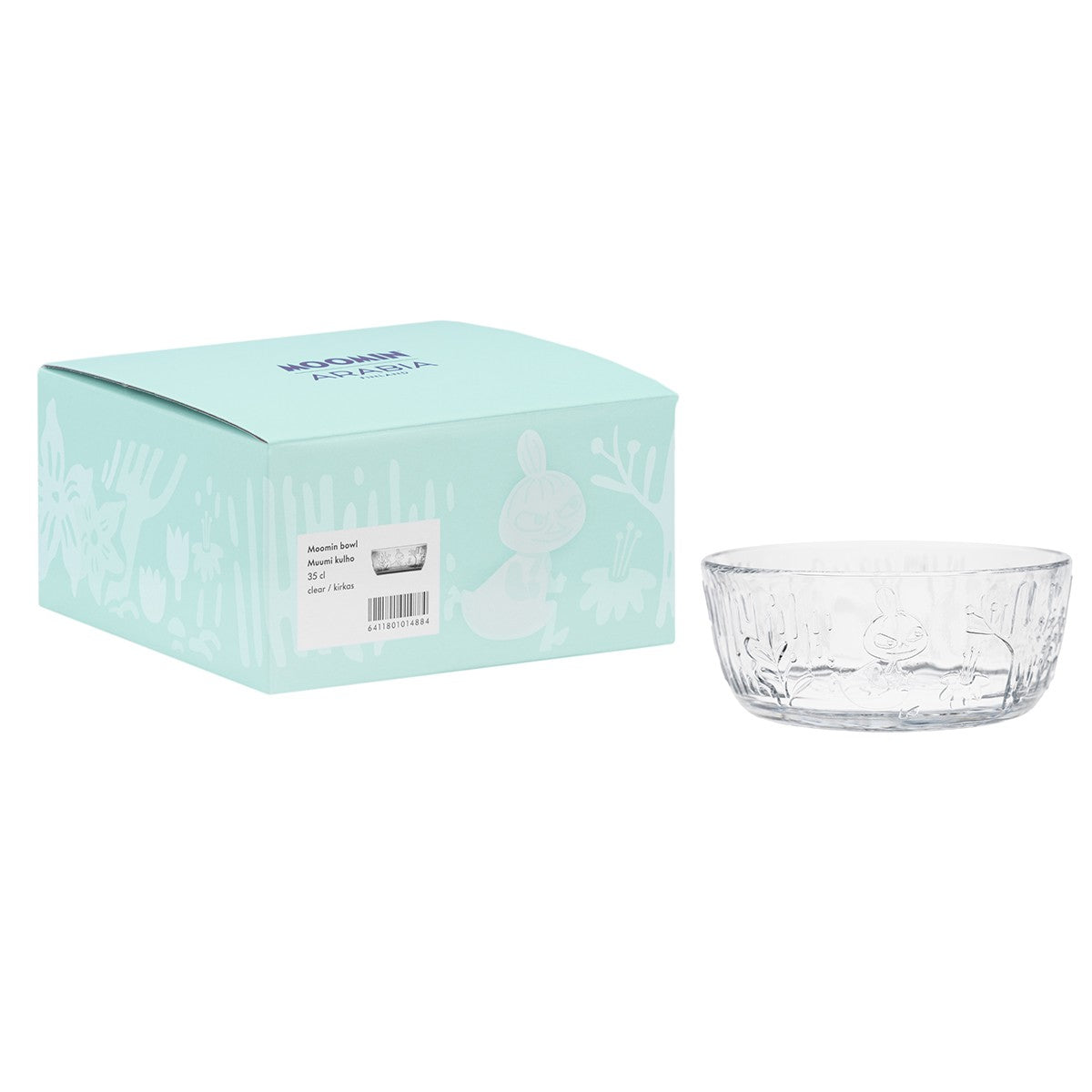 Arabia Moomin Mystical Forest Clear Glass Dessert Bowl