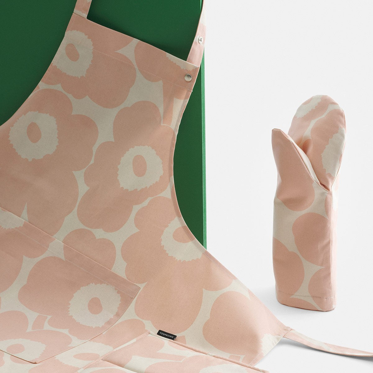 Marimekko Pieni Unikko Off White / Peach Oven Mitt