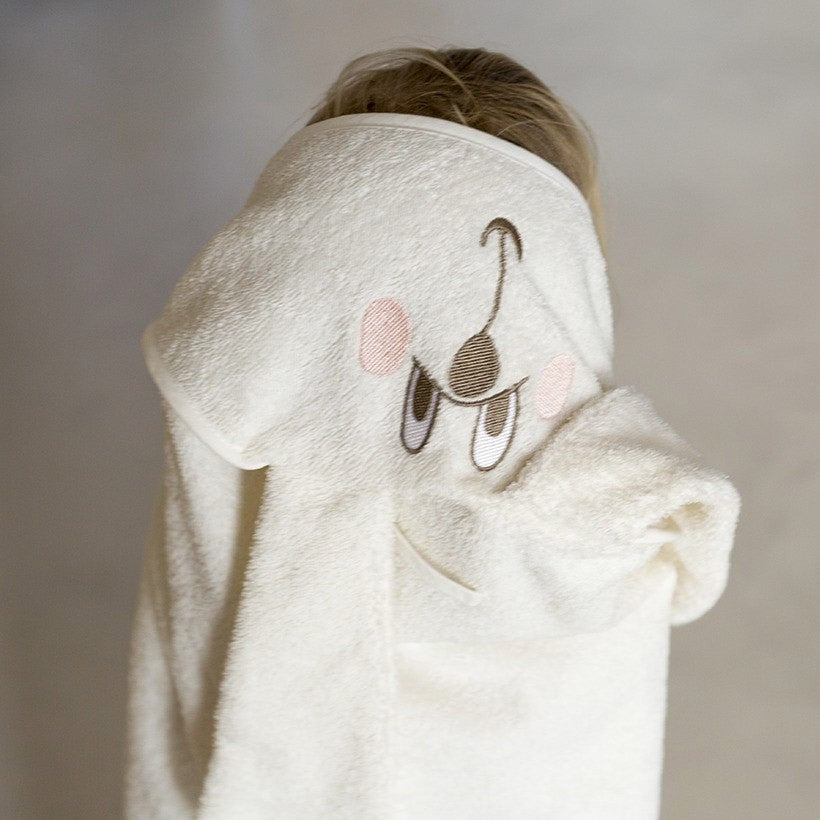 Pentik Halipupu White Hooded Terry Towel
