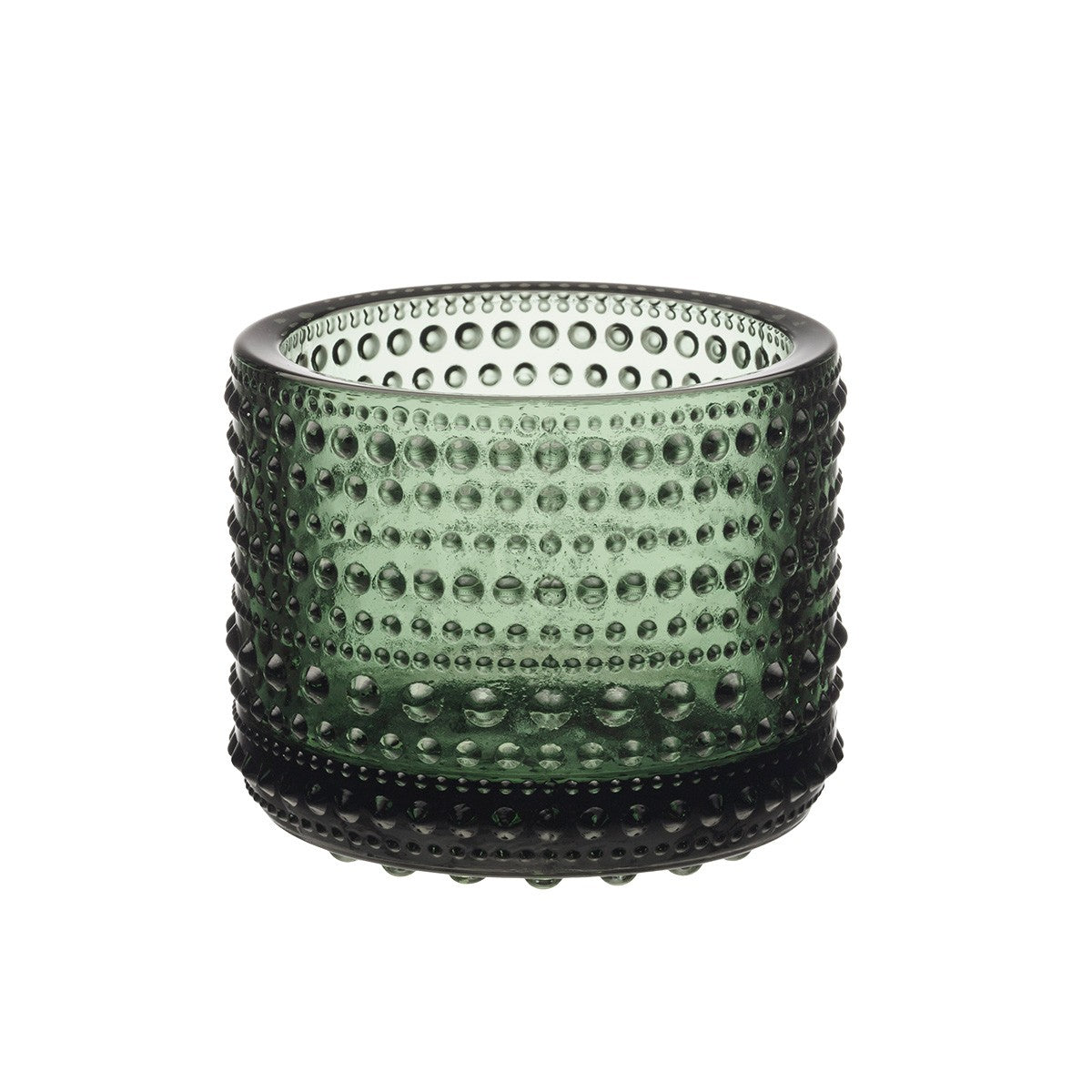 iittala Kastehelmi Pine Green Candle Holder