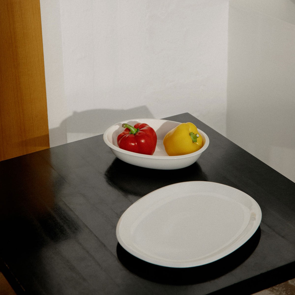 iittala Raami White Oval Serving Bowl