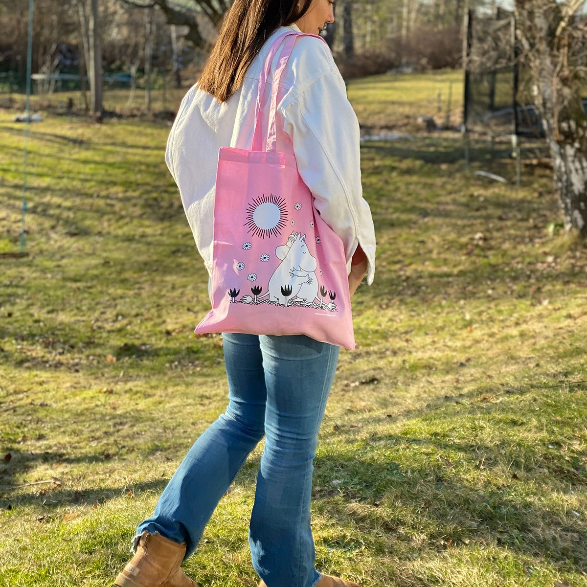 Moomin Love Pink Tote Bag