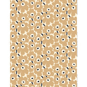 Marimekko Pieni Unikko Beige Acrylic-Coated Cotton Fabric