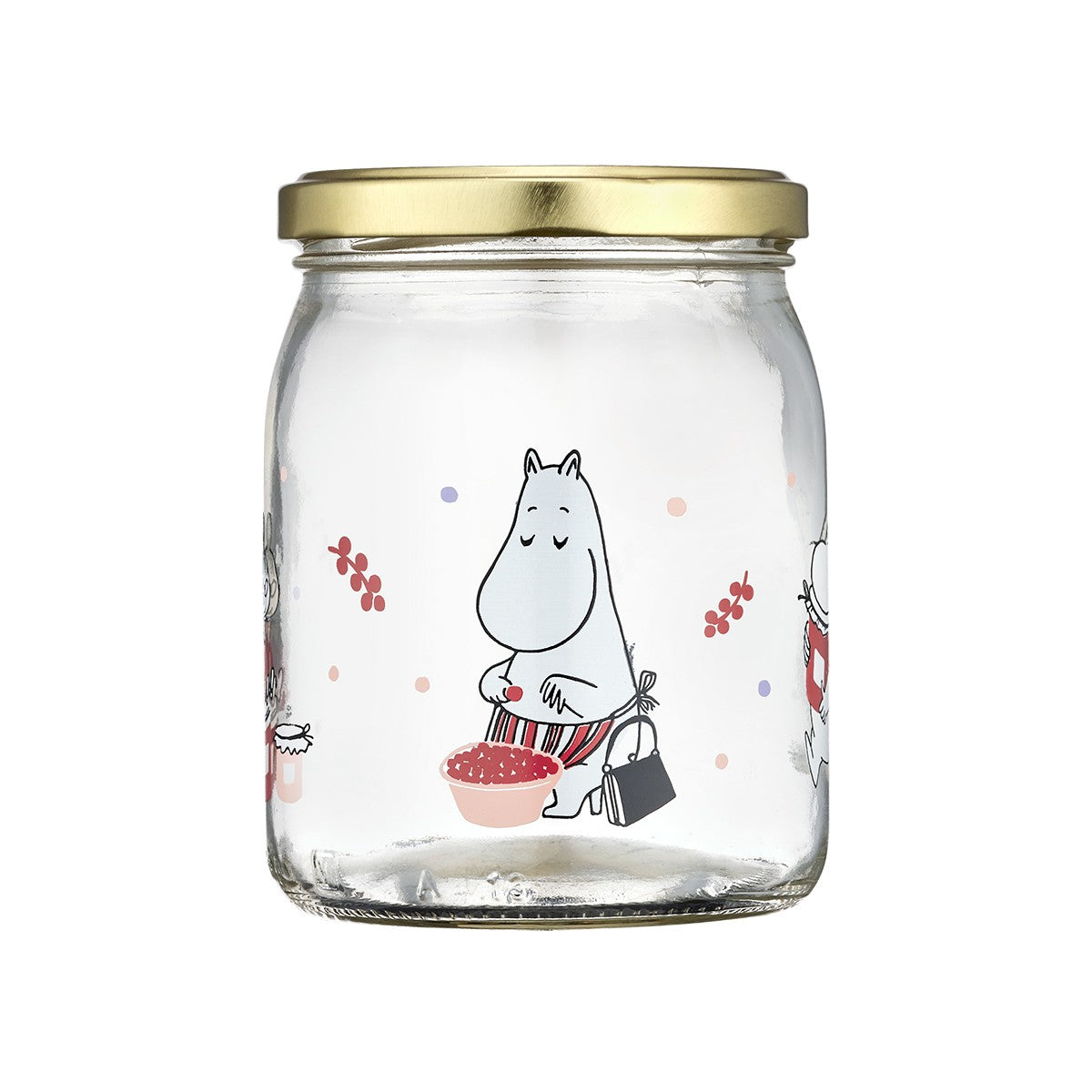 Muurla Moomin Berries Medium Glass Jar
