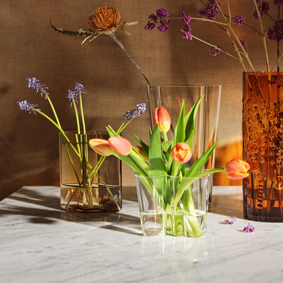 iittala Aalto Clear Vase - 3-3/4"
