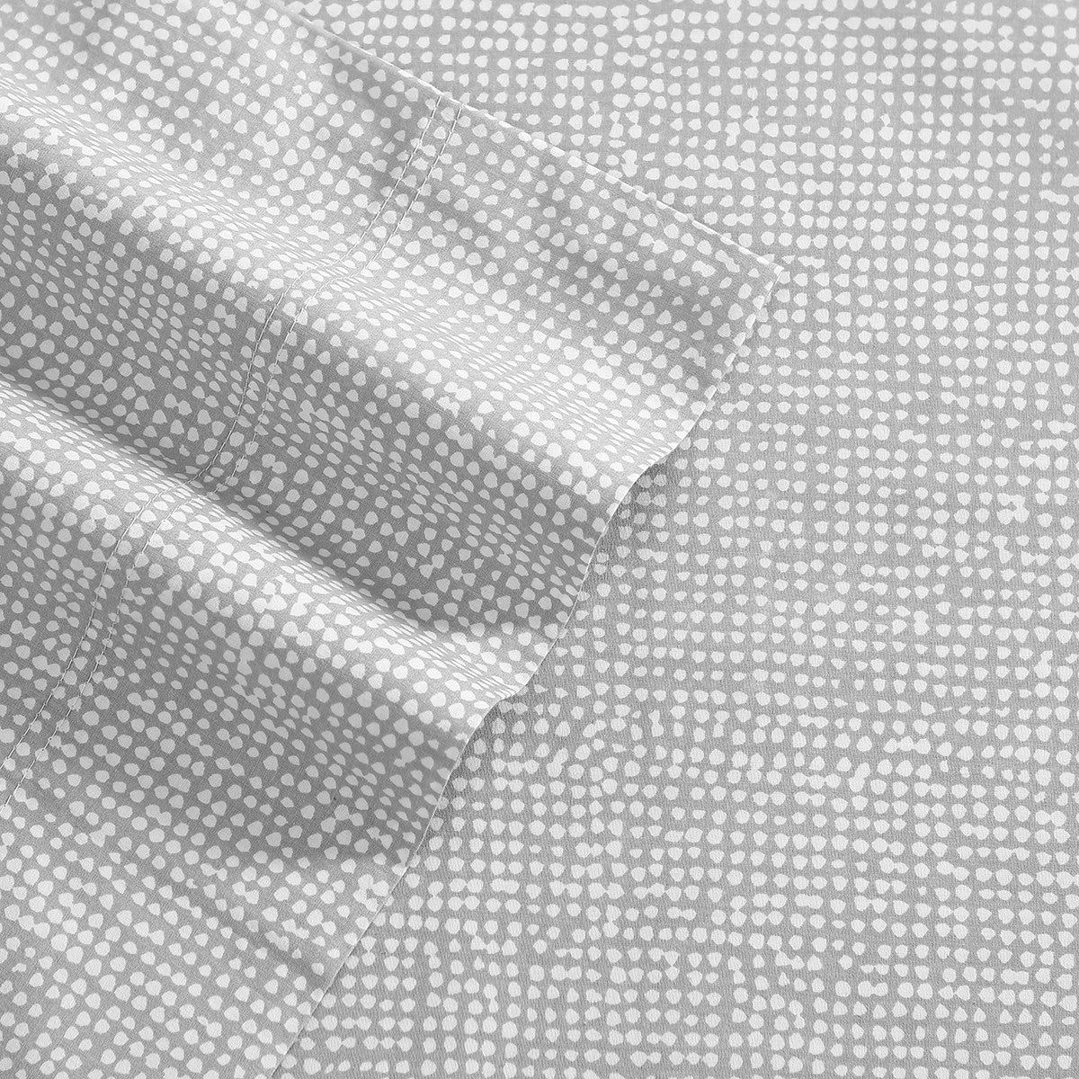 Marimekko Orkanen Grey / White Full Sheet Set